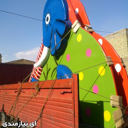 سرسره طرح فیل فایبرگلاس