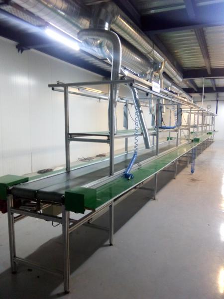 کانوایر خط مونتاژ قطعات الکترونیکی