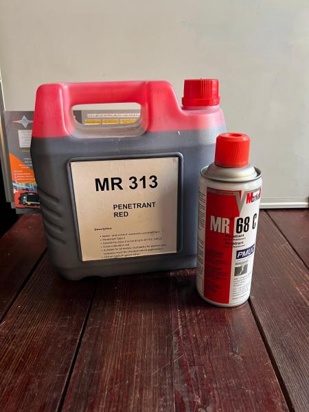 مایع نفوذ کننده penetrant برند ام ار شیمی مدل MR313