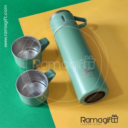 فلاسک تبلیغاتی 3لیوانه