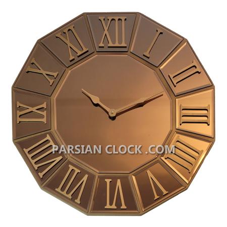 ساعت دیواری آینه ای طرح ونیز