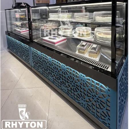 🍰یخچال شوکیک(ریتون شاپ) نمایش دسروشیرینی با نورپردازی