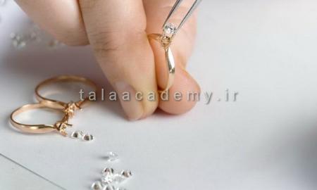آموزش مرصع کاری طلا و جواهرات